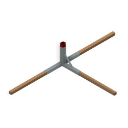 Ворота алюминиевые 5х2 м (профиль 80х80 мм) с закладными элементами (для пляжного футбола)